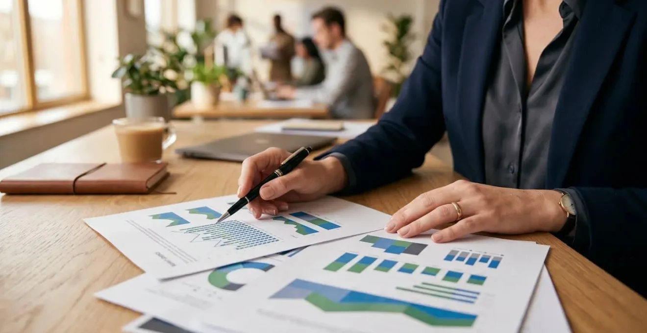 Dirigeant d'entreprise prenant une décision stratégique concernant la protection du parc informatique professionnel