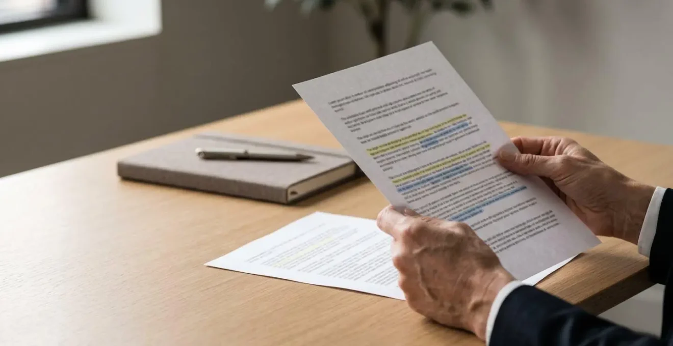 Professionnel face à un document de réclamation client illustrant la nécessité de prouver sa bonne foi
